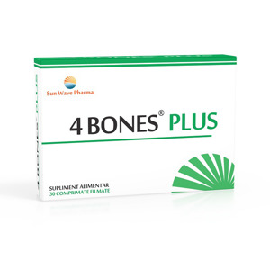 4 Bones Plus, 30 comprimate, Sun Wave