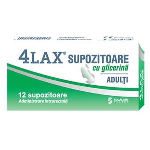 4Lax Copii-supozit clasice cu glicerina 1400mg x 12-Solacium