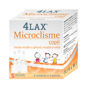 4Lax Microclisme Copii-unidoze x 6-Solacium