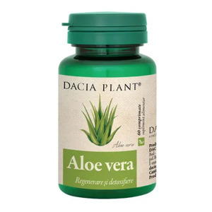 Aloe Vera, 60 comprimate, Dacia Plant 