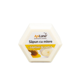 ApiLand Sapun natural miere si laptisor 100g