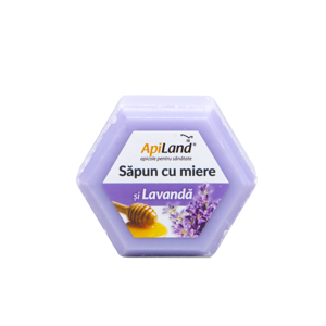 ApiLand Sapun natural miere si lavanda 100g