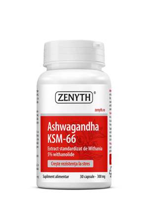 Ashwagandha KSM-66, 30 capsule, Zenyth