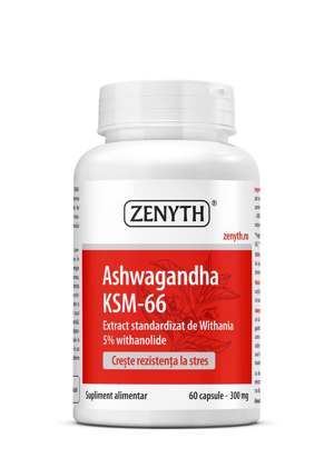 Ashwagandha KSM-66, 60 capsule, Zenyth