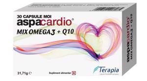 Aspacardio Mix Omega 3+Q10 -cps x 30-Terapia