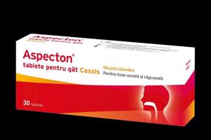 Aspecton cassis tablete pentru gat tb.x30 (Krewel Meuselbach)
