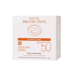 Avene Crema compacta de protectie solara SPF 50+ Dore, 10g