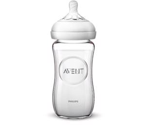 Avent Biberon Natural Ultra Soft sticla 240ml SCF053/17