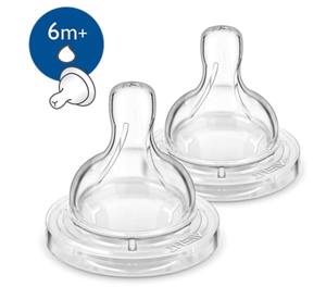 Avent Tetina cu fanta forma Y X 2(6M+)[IMP]