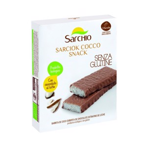 Batoane cu cocos invelite in ciocolata ECO 3x30g (Sarchio)