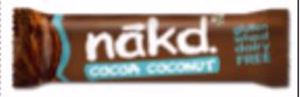 Baton Nakd raw vegan cacao si nuca de cocos 35g (Unicorn Naturals)