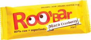 Baton Roobar maca si merisor raw ecox30g