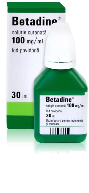 Betadine Solutie 10%-sol.cut. x   30ml-Egis