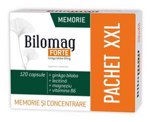 Bilomag forte memorie, 120 capsule, Zdrovit