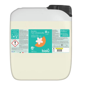Detergent ecologic lichid pentru rufe albe si colorate portocale, 5L, Biolu