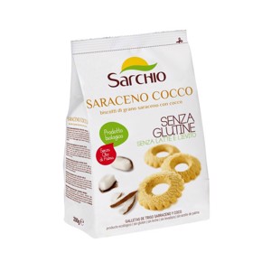 Biscuiti cu hrisca si cocos ECO FG 200g (Sarchio)