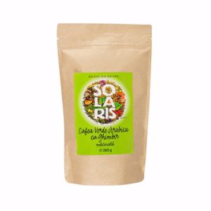 Cafea verde arabica macinata cu ghimbir x250g[ Solaris IMP]