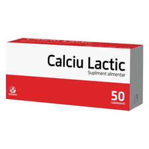 Calciu lactic 500mg-cpr. x 50 -Biofarm