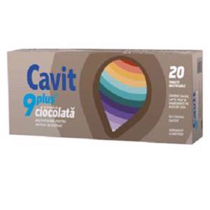 Cavit 9 plus ciocolata-tb.mast. x 20 - Biofarm