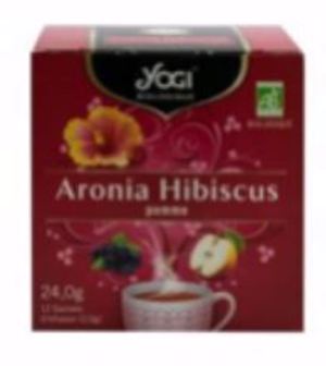 Ceai aronia, hibiscus si mar 12pl (Yogi Tea)