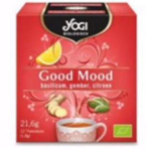 Ceai buna dispozitie cu busuioc si lamaie ECO 21.6g (Yogi Tea)