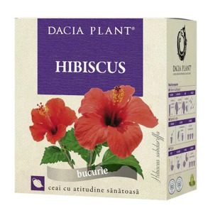 Ceai de Hibiscus, 50g, Dacia Plant