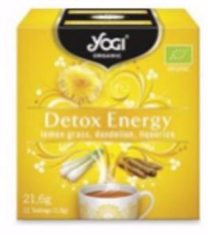 Ceai detoxifiant cu lemongrass,papadie si lemn dulce ECO 12pl (Yogi Tea)