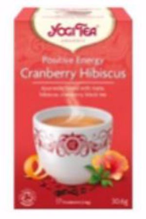 Ceai energie pozitiva merisor si hibiscus 30.6g (Yogi Tea)