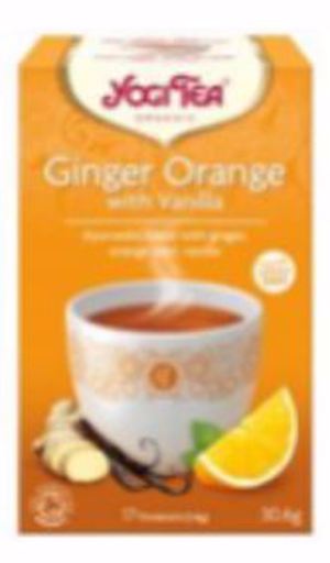 Ceai ghimbir portocale si vanilie ECO 30.6g (Yogi Tea)