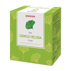 Ceai Ginkgo Biloba frunze, 75 g, Parapharm