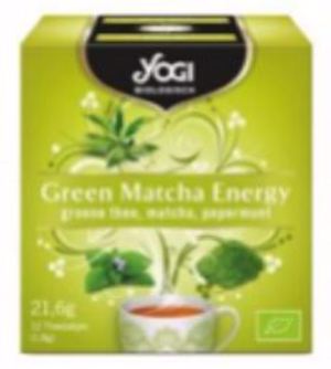 Ceai verde cu matcha si menta ECO 21.6g (Yogi Tea)
