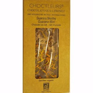 Ciocolata bio guarana,menta X100g ( Chocfleurs IMP]