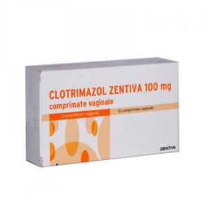 Clotrimazol 100mg-cpr.vag. x 12-Zentiva