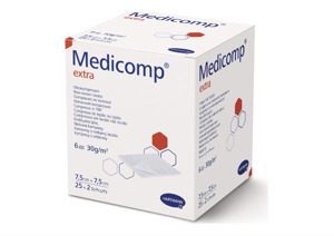 Comprese extra sterile Medicomp Extra, 7.5x7.5 cm, 25 bucati, Hartmann