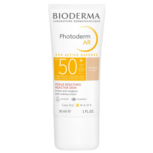Crema de fata cu protectie solara anti-roseata AR SPF50+ Photoderm, 30 ml, Bioderma
