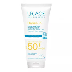 Crema minerala de protectie solara cu SPF 50+ Bariesun, 100 ml, Uriage
