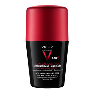 Deodorant Homme roll-on antitranspirant 96h Clinical Control, 50 ml, Vichy
