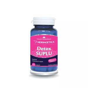 Detox Suplu, 60 capsule, Herbagetica