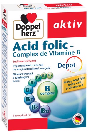Doppel Herz Aktiv Acid Folic+Complex de Vit.B x 30tb