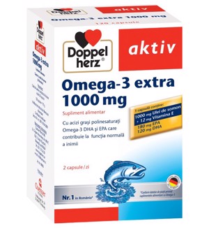 Doppel Herz Aktiv Omega 3 Extra 1000mg cps x 120