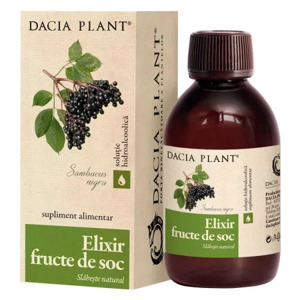 Elixir din fructe de soc, 200 ml, Dacia Plant