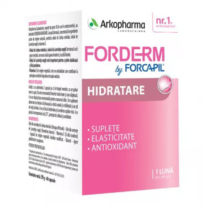 Forderm Hidratare by Forcapil, 60 capsule, Arkopharma