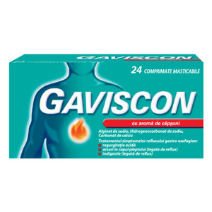 Gaviscon Capsuni cpr.mastic x 24 (Reckitt)