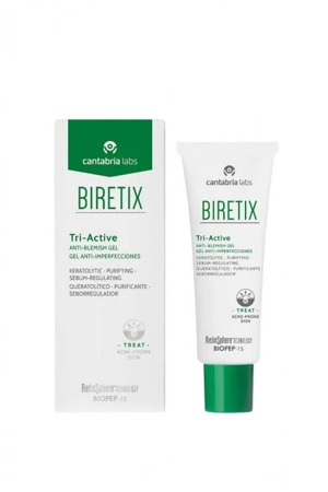 Gel anti-imperfectiuni pentru piele cu tendinta acneica Tri-Active Biretix, 50 ml, Cantabria Labs