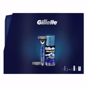 Gillette Aparat Mach3+1rezerva+ gel mach3 200ml+ geanta GRATIS