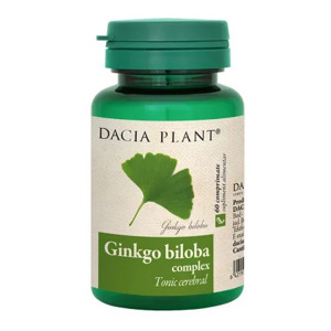 Ginkgo Biloba, 60 comprimate, Dacia Plant