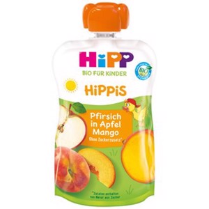 Hipp Hippis Piure fructe piersica,mar,mango ECO 100g