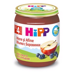 Hipp Piure Mere/Afine 125g 968