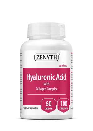 Hyaluronic Acid cu Collagen Complex, 60 capsule, Zenyth