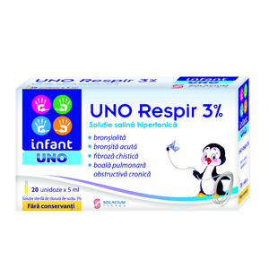 Infant Uno Respir 3% 20 monodoze 5ml (Solacium)